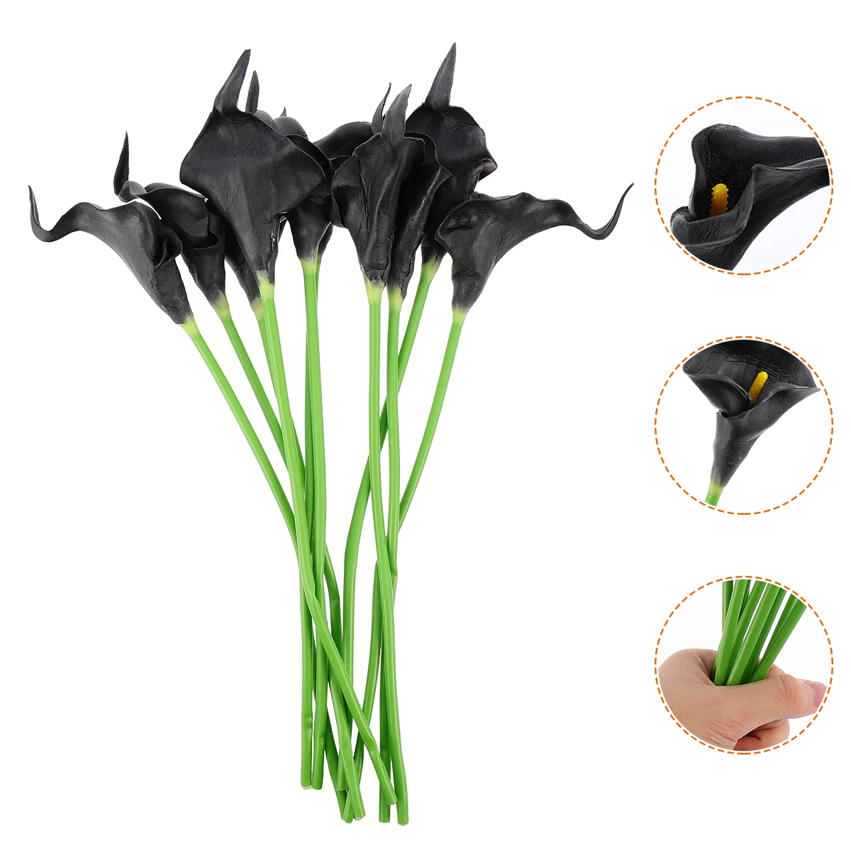 

10pcs Simulation Fake Flowers Realistic Reusable Home Office Bedroom Balcony Decor Fake Flower Ornament