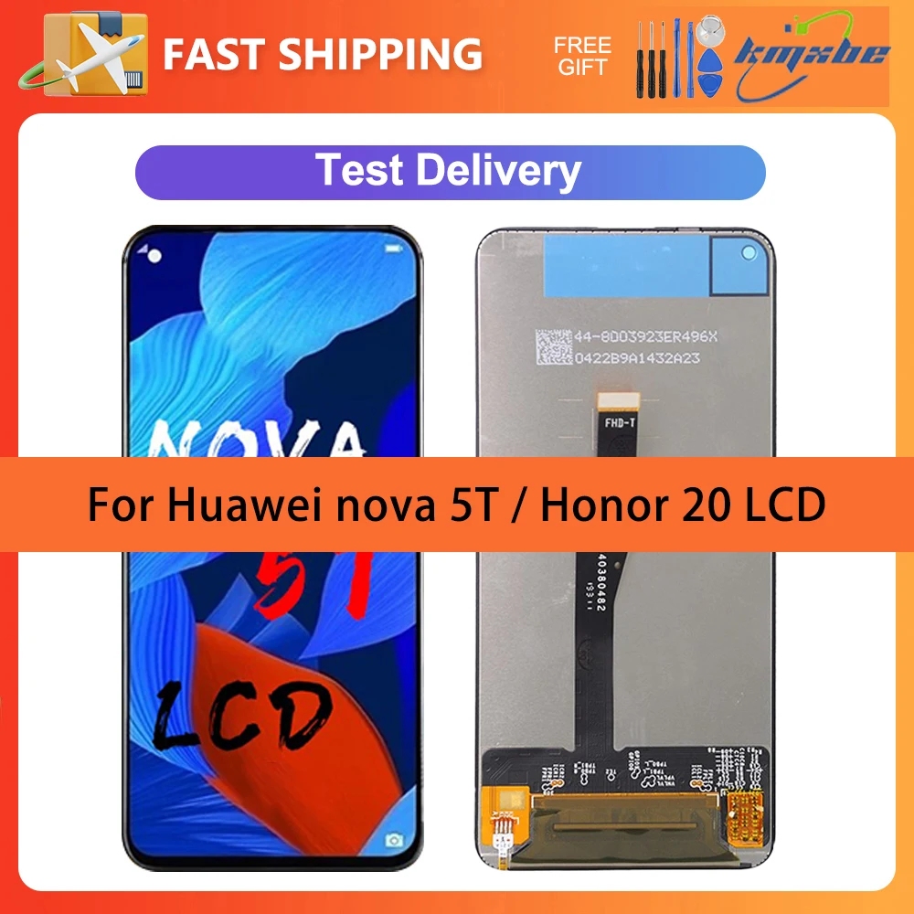 

6.26" LCD For Huawei Nova 5T YAL-L21 L61 L71 L61D Display Touch Screen Digitizer Assembly Replacement For Huawei Honor 20 LCD