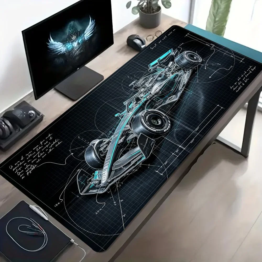 Racing Professional Game Mouse Pad Washable Non Slip Rubber Base Smooth Surface Suitable For Office And Pc Game Scenes