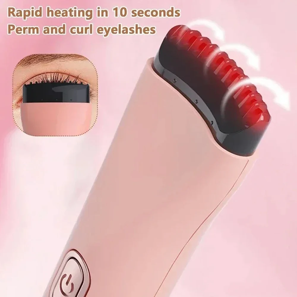 5D Push Heated Eyelash Curler 3 Modes Electric Eye Lashes Eyelash Grafting Long Lasting Makeup Tool Hot Viewer Makeup tools