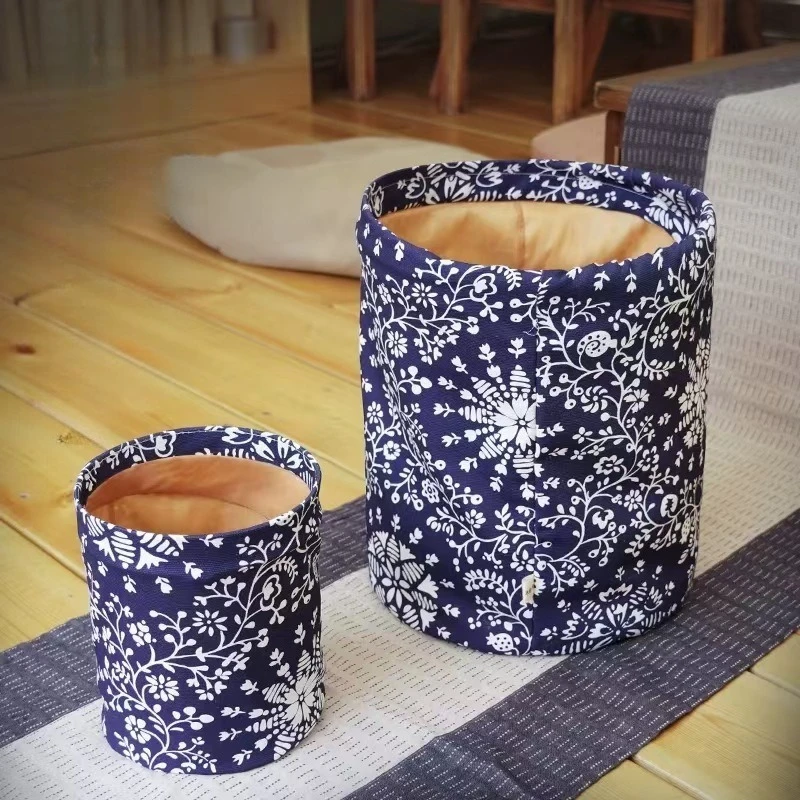 

Чайная комната, комната для медитации в стиле дзен, роскошная корзина для мусора, домашняя складная корзина для хранения в стиле дзен, Cubo De Basura, товары для дома