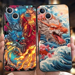 Dragon Phone Case Cover for iPhone 16 15 14 13 12 Pro Max XR XS X 11 7 8 Plus Shockproof Silicone Soft Shell Capas Coque Bags
