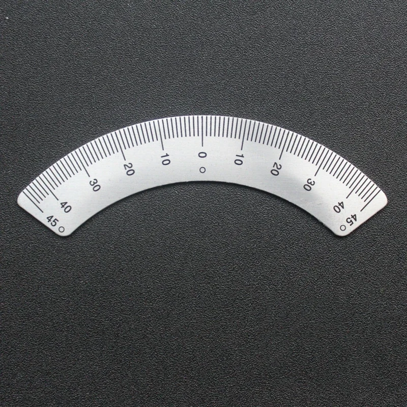 Protractors Milling Machine Part - Angle Plate Scale Ruler 45 Degree Angle Arc M1197 Measuring Gauging Tools