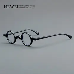 Niche high quality round 5807 eyeglasses Trendy prescription acetate handmade eyewear Men women designer brand glasses frame