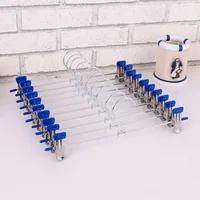 20pcs/10pcs Dress Hanger Stainless Steel Trousers Clips Non-Slip Skirts Clothes Hanger Pant Rack Wardrobe Hanger Pants Tong - Image 4