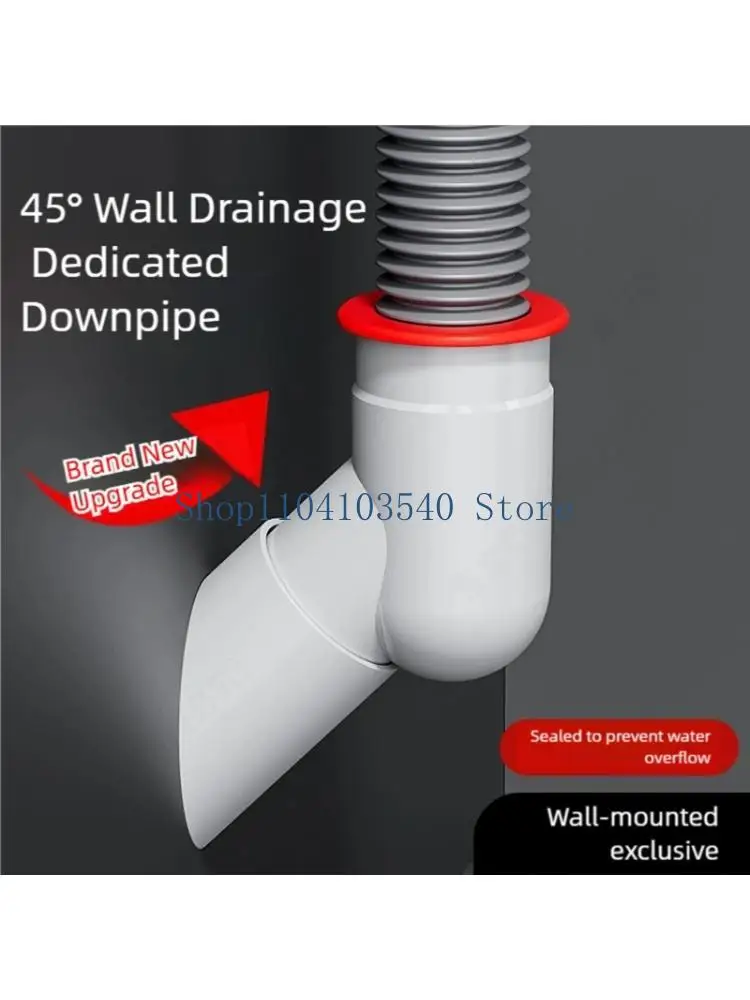 

02DC 45 Degree Drainage Pipe Fitting Plastic Construction Wall Drain Connector