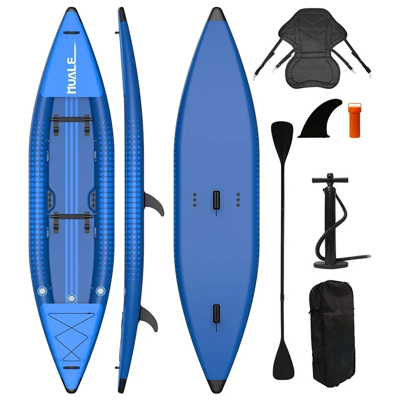 

Hot Sale Manufacturing Inflatable Kayak Boat Thickened Fishing Air Boat Customized Designs