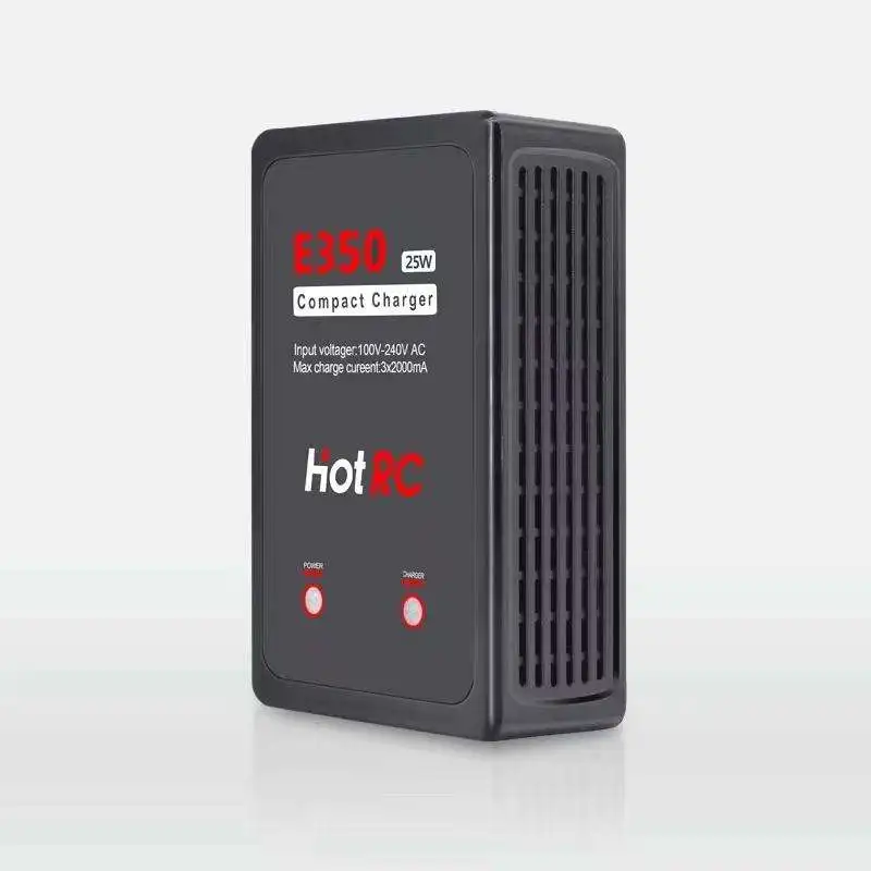 

Plug and Play для HOTRC E350, 25 Вт, 2 А, сбалансированная зарядка для 2S 3S, 7,4 В, 11,1 В, зарядное устройство RC Lipo Battery