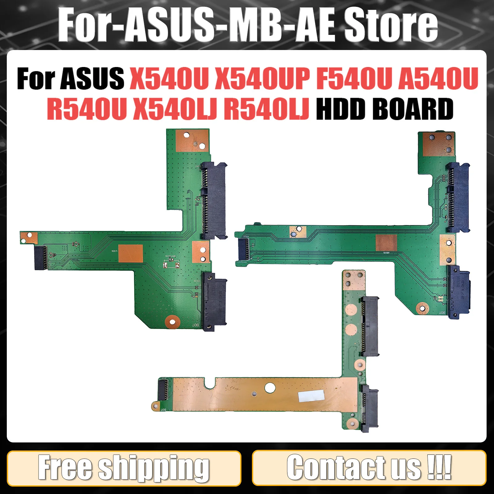 For ASUS X540U X540UP F540U A540U R540U X540LJ R540LJ X540S X540SA X541SC X541S X541SA HDD HARD DRIVER BOARd