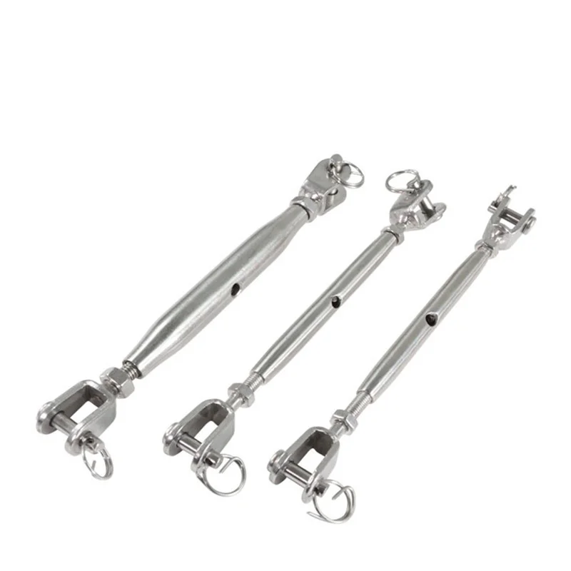 Stainless Steel Rigging Screw Closed Body Jaw Turnbuckle Bolts For Boat Yacht M5 M6 M8 Closed Jaw Turnbuckle Wholesale