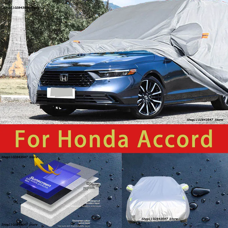 

Защитный чехол для автомобиля Honda Accord, защита краски автомобиля, солнцезащитный, теплоизоляционный, водонепроницаемый, автомобильная пленка для одежды