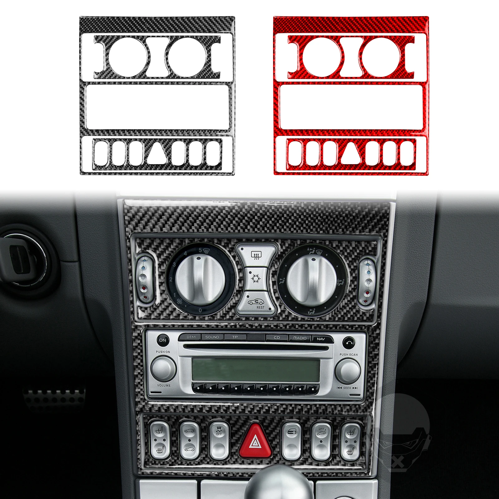 For Chrysler Crossfire 2003-2008 Carbon Fiber Car Interior
