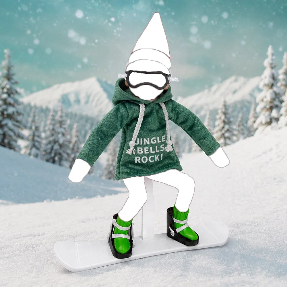 Doll Clothes Accessories Doll Ski Board Shoes Sport Set For Elf Doll 30cm Doll Accessories Ski Board,Christmas Doll Sport Toys