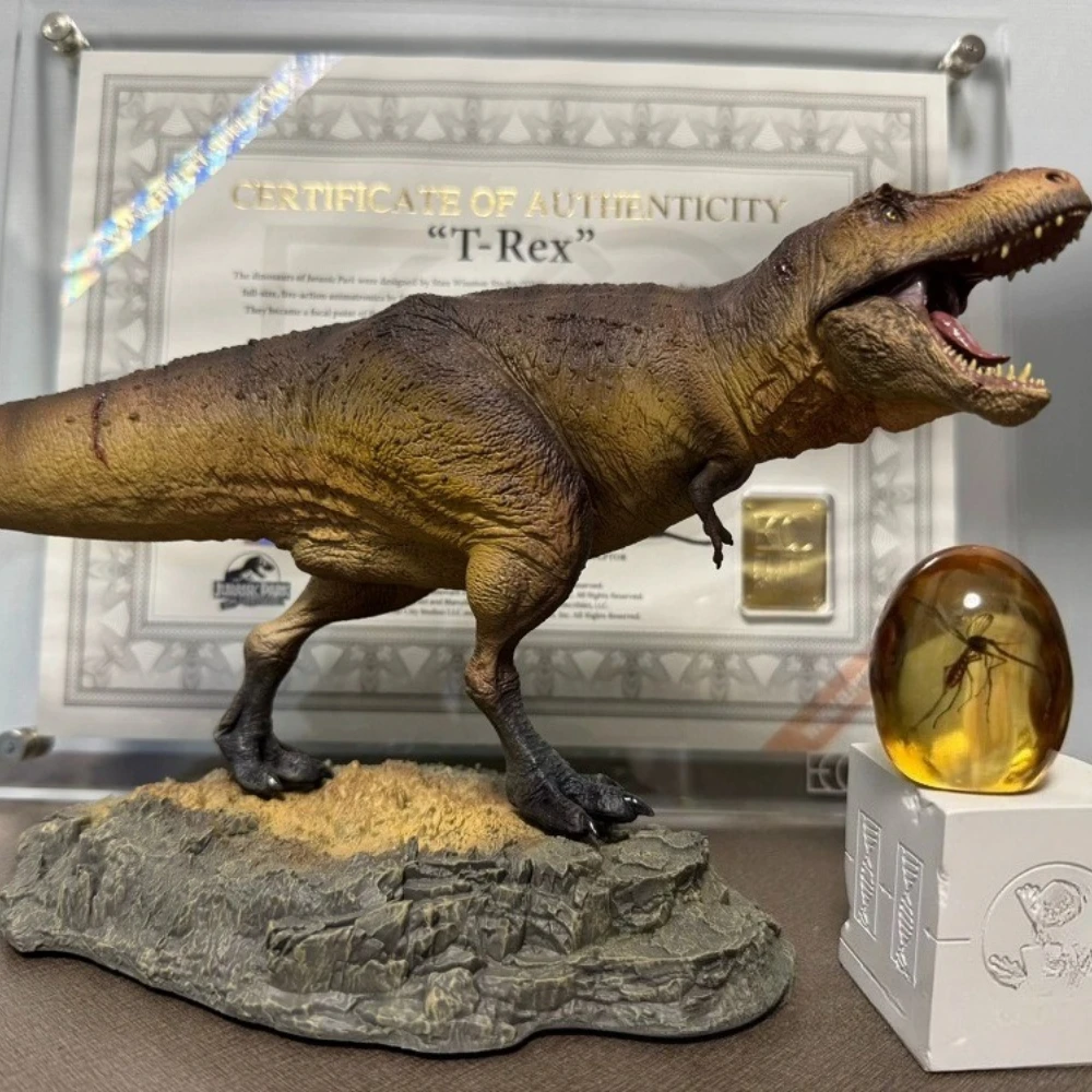 SHOWANNA 1/35 Tiranossauro Rex Scotti Dinossauro Modelo Animal Figura Coleção Decoração