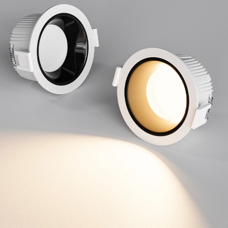 Embedded Dimmable LED Spotlight Anti Glare Ceiling Downlight Home Commercial Lighting Light Recessed Bedroom Aisle Spot Lamp