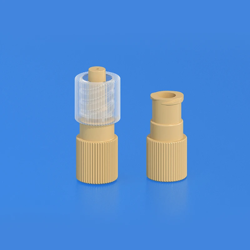 PEEK Luer Adapter Accurate Size Hose & Rigid Tube Connection Smooth No Leakage Female Thread Fittings