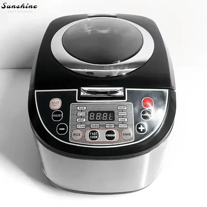 Intelligent large-capacity rice cooker with multi-function. Can cook rice, congee and soup.