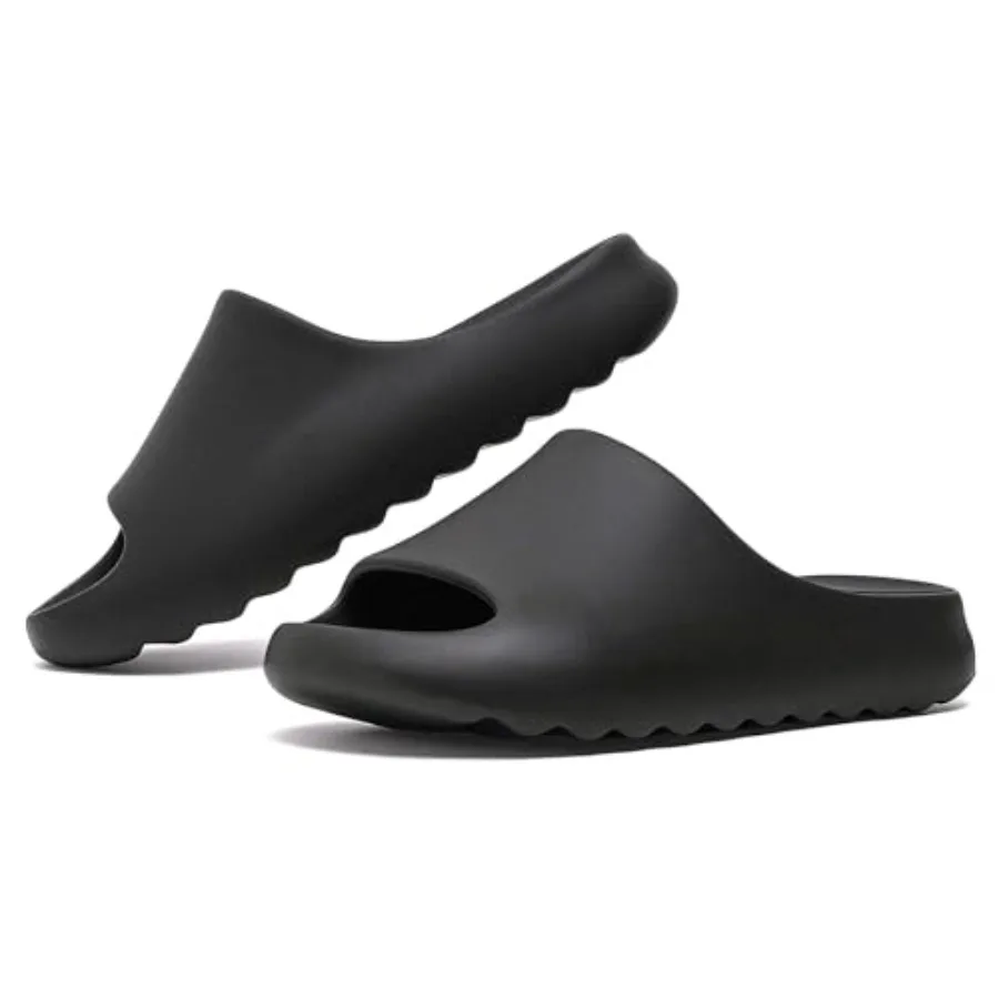 

Cloud Slides Unisex, Platform Pillow Slippers Women, Sandals Men With Thick EVA Sole, Lightweight Soft Open Toe Shower Shoes In