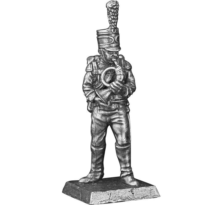 Figurines de soldats en métal, modèle de jeu militaire, pièce de bureau, intérieur de voiture, accessoires d'ornement miniatures, jouets de décoration