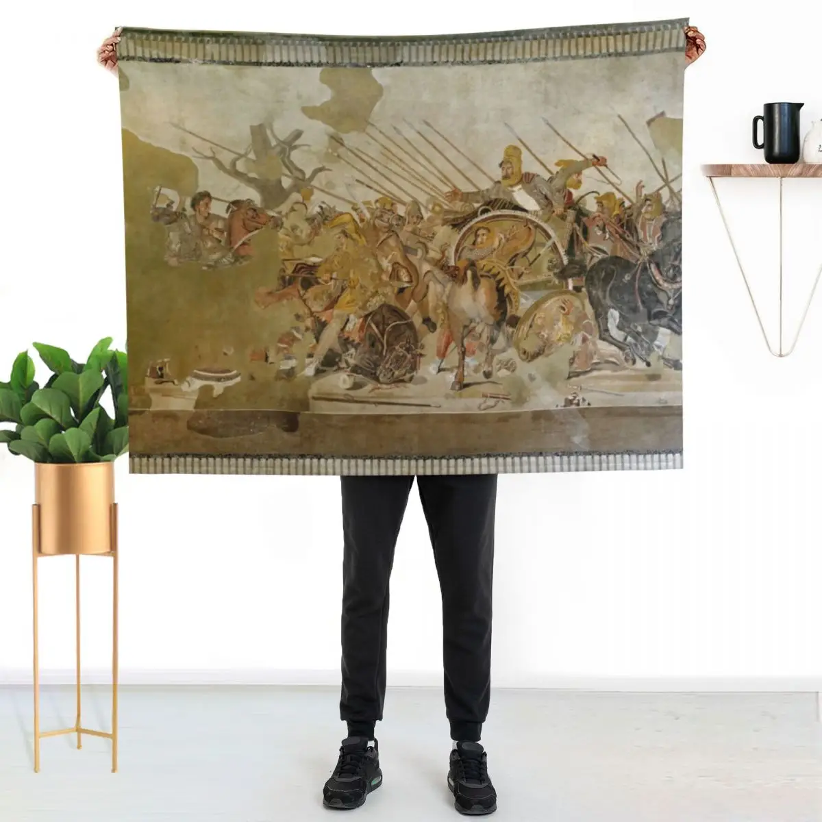 

Alexander the Great Throw Blanket No Pilling Soft Warm Blanket for Bed