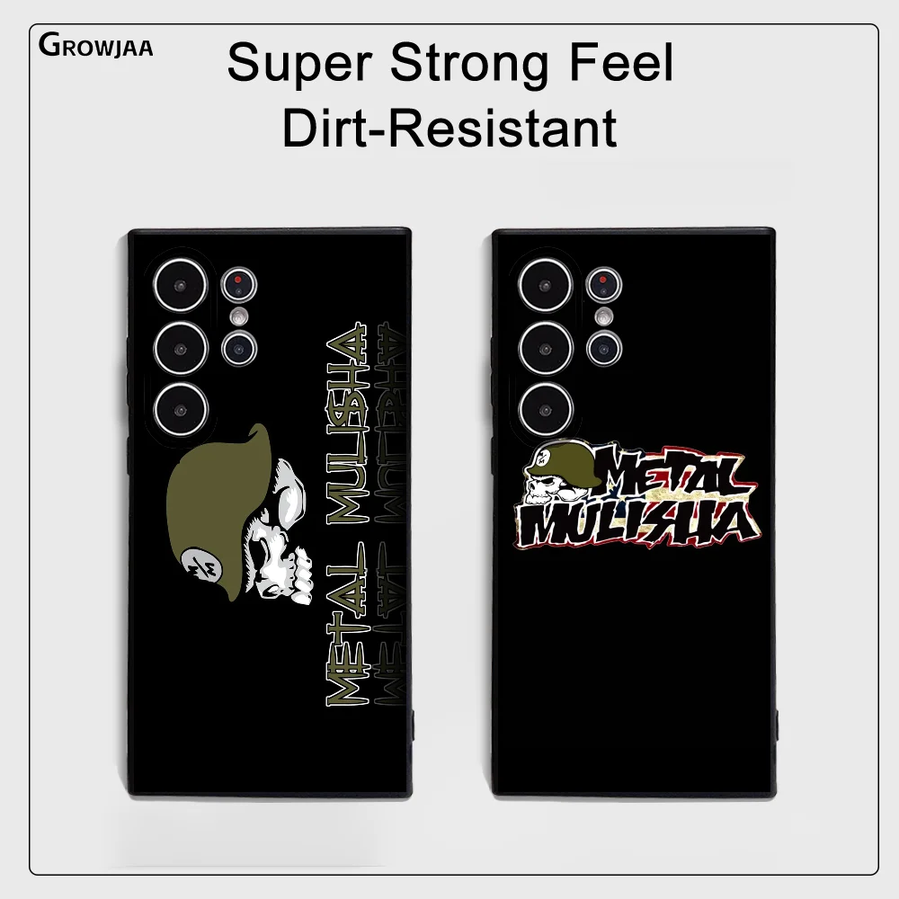 Motocross M-Metal M-MulishaS Phone Case Samsung Galaxy S25 S24 S22 S23 Ultra S21 S20 Plus 5G Frosted Non-Slip Full Cover Case