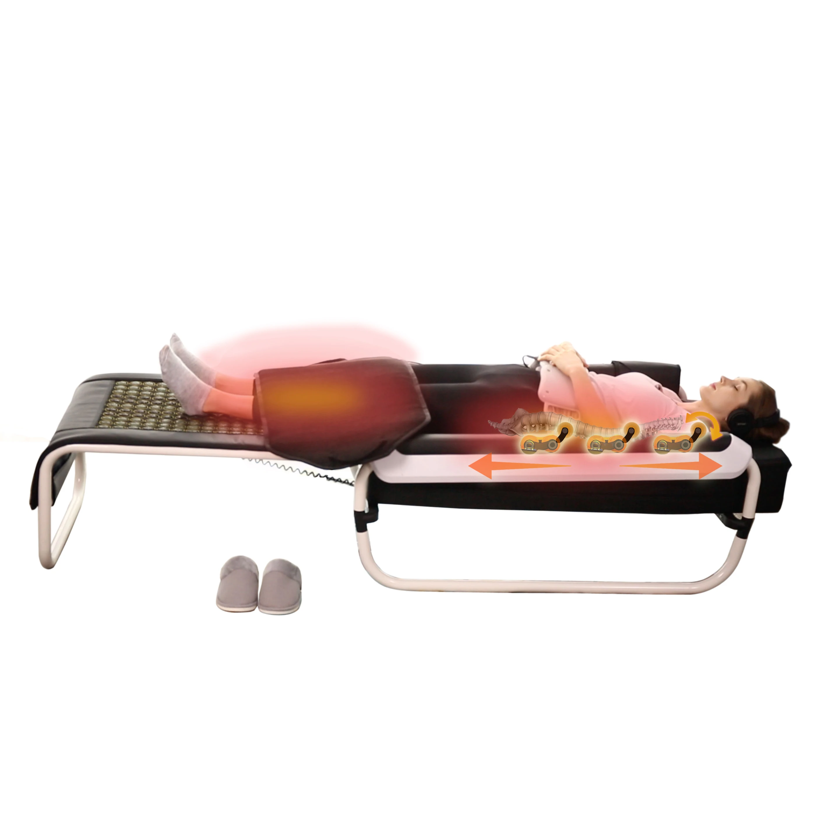 Body Massager Seragem Master V3 Infrared Red Light Jade Roller Therapy Massage Bed