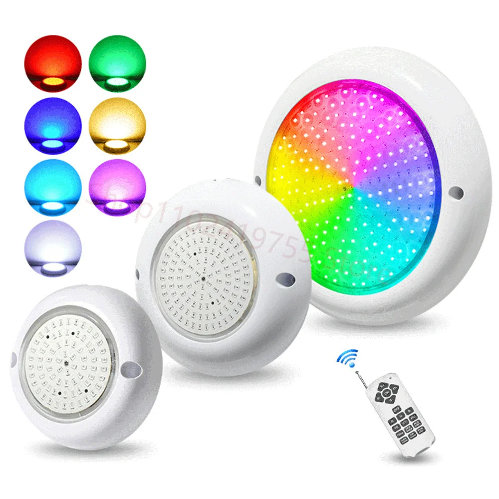 12W RGB LED Oświetlenie basenu IP68 Wodoodporne AC/DC12V 18W 25W 35W Zewnętrzne oświetlenie podwodne RGB Staw LED Piscina Luz Spotlight