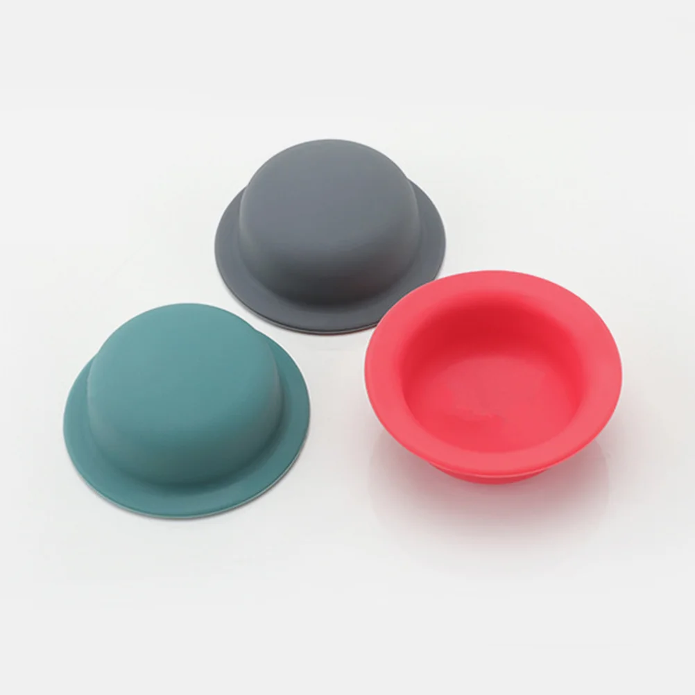 2 stks Siliconen Pot Deksel Handvat Cover Hittebestendige Antislip Keuken Accessoire Herbruikbare Pot Knop Protector Koken Mouw Voor