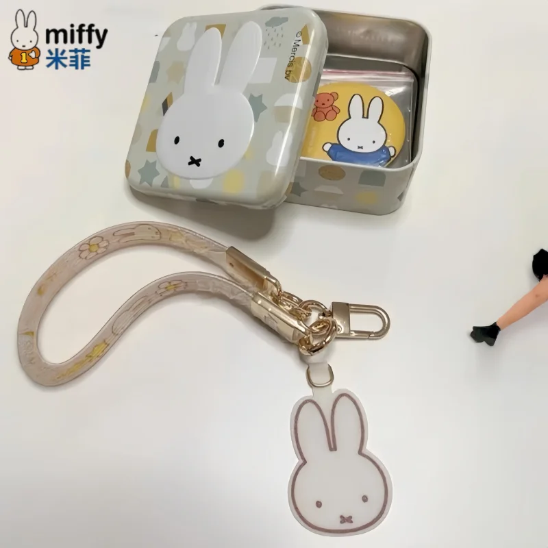 

Miffy Adjustable Horizontal Mobile Phone Hanger Anti Loss Neck Strap Multiple Color Charm Collectible Gift Series Ornaments