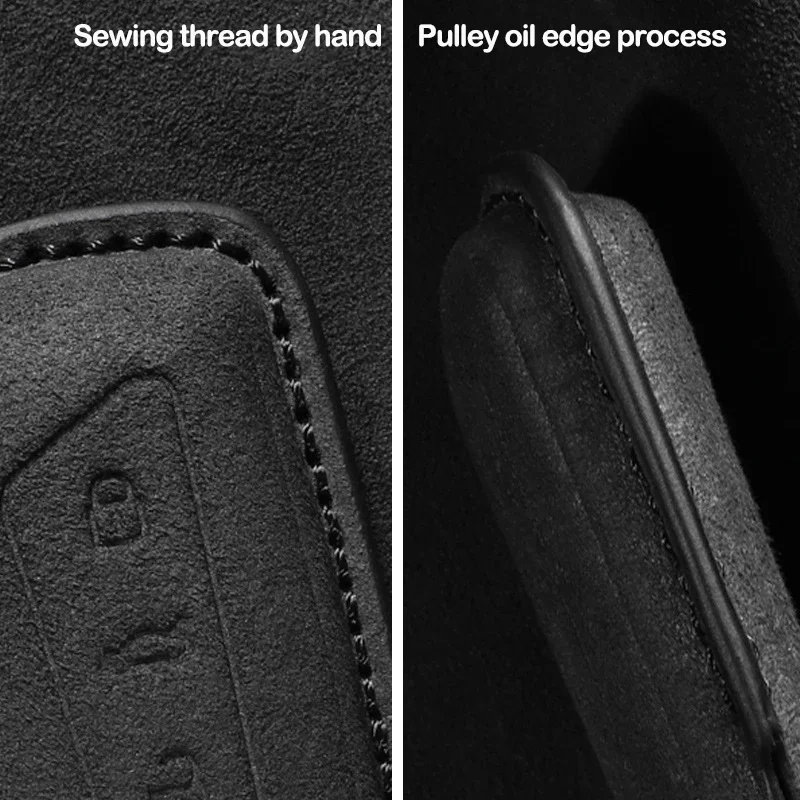 حافظة مفاتيح السيارة الجلدية لسيارة VW Volkseagen Golf 8 MK8 ID.3 ID.4 Teramont TALAGON Crider Viloran بدون مفتاح فوب ملحقات السيارة #3