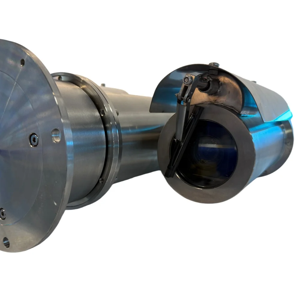 كاميرا IP شبكية PTZ مقاومة للانفجار مع رؤية ليلية، تطبيق داخلي وخارجي، خيارات تخزين بيانات بطاقة Poe Network NVR SD