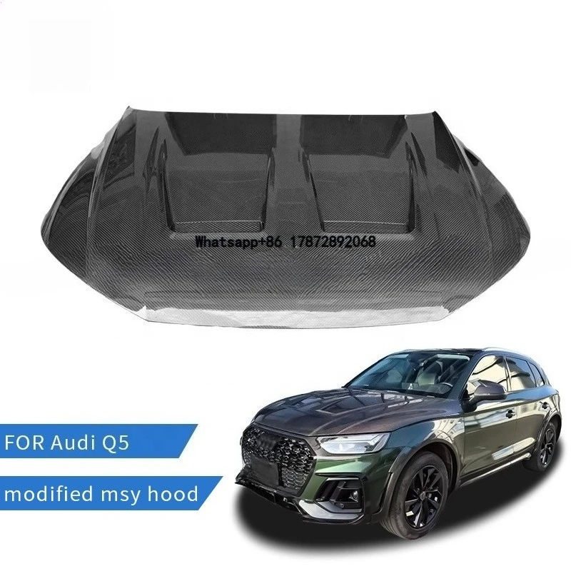 Upgrade to MSY Style Car Engine Cover Bonnet Hood for  Q5 Q5L 2021-2024 Model