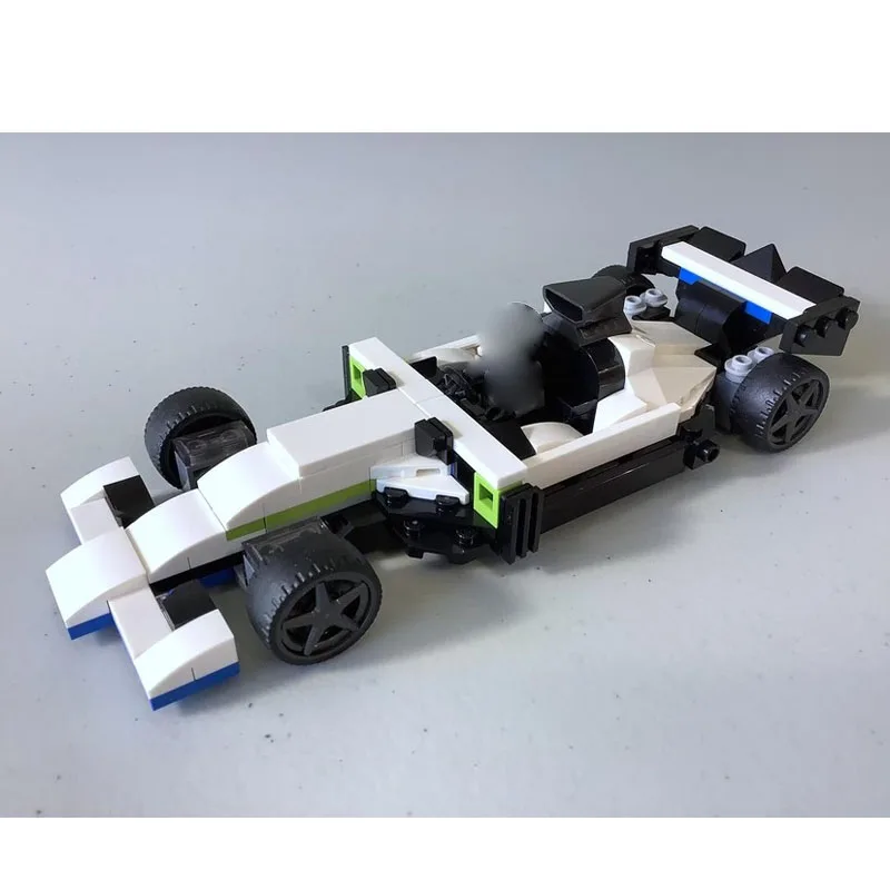 

MOC-127174 Классический мини-спортивный автомобиль, модель строительного блока, 195 деталей, игрушка-конструктор на день рождения, подарок для мальчиков и детей