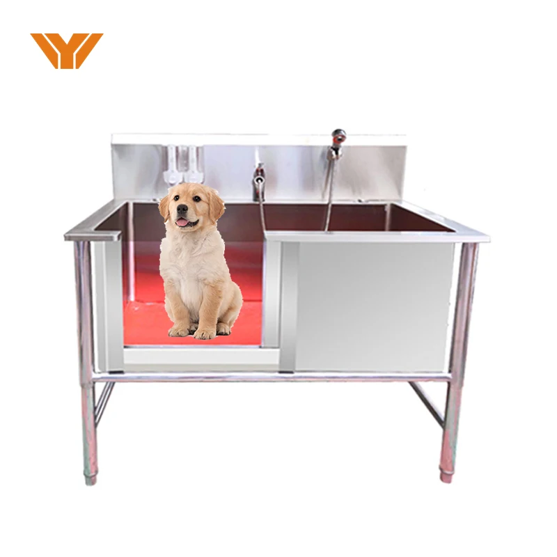 

Pet Bath Eco-friendly Stainless Steel Dog and Cat Grooming Kit Washing Station Pet Care Accessories