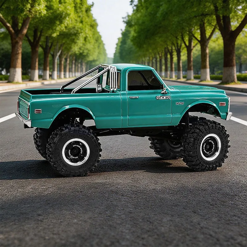 

Комплект из 4 металлических колес с бедлоками и шинами 40 мм (0,7 дюйма) для радиоуправляемых краулеров 1/30 SCX30 Ascent-32, запчасти и аксессуары для тюнинга