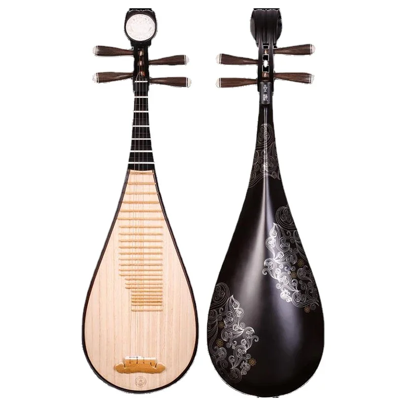 Xinghai Lute Instrument Adult Pipa Beginners Professional Musical Instrument Gift Luxury African Rosewood Peony Headstock 8972XY