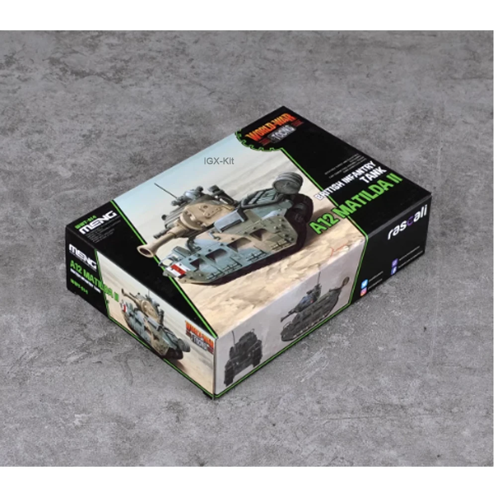 

Q Edition Meng WWT014 British A12 Matilda II Infantry Tank Vehicle Plastic Assembly Model Kit Hobby Craft Toy DIY Collection