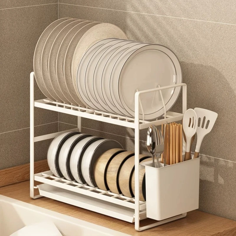Room-specific Cabinets Rack Dish Drying Corner Shelf Metal House Stuff Holder Display Floating Casa E Cozinha Room Accessories