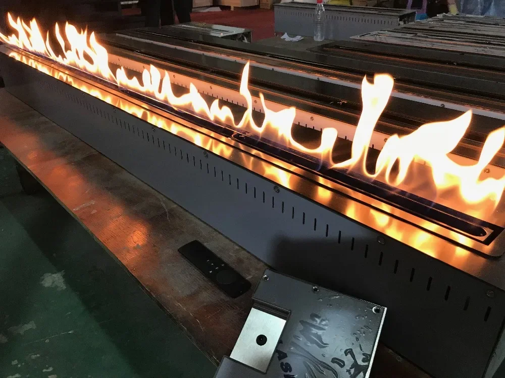 60 inch  150cm electric fireplace furniture quemadores bioetanol
