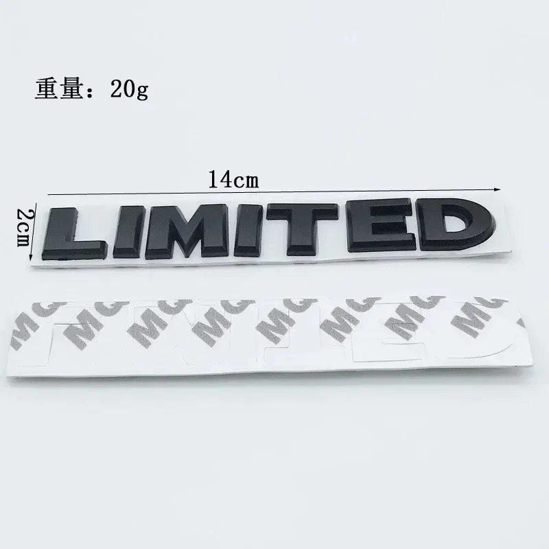 سيارة ثلاثية الأبعاد معدنية 4X4 محدودة الشارات ملصق ل جيب كومباس رانجلر رينيجيد جراند شيروكي جذع شعار شارة ملصقات التصميم