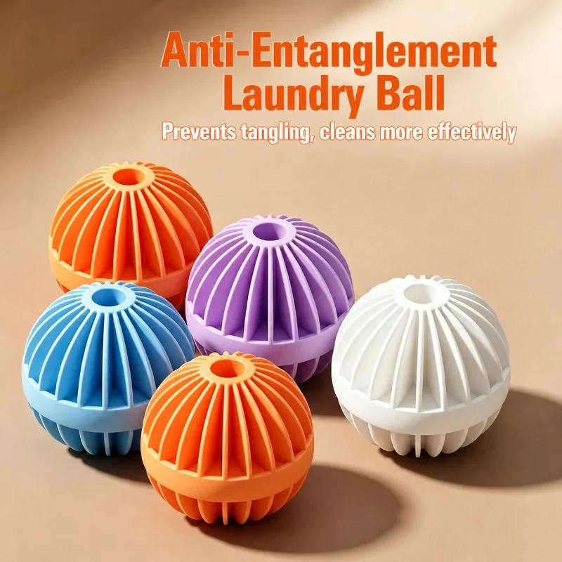Lantern Shape Anti-tangling Laundry Balls Eco-friendly Reusable Washing Machine Separator Ball Reduce Clothes Knotting Soft