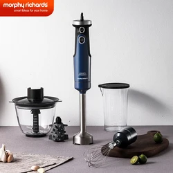 Morphy Richards 4 w 1 mikser elektryczny mikser maszynka do wyciskania soku do mięsa przetwórców żywności kij do gotowania mieszadła do kuchni