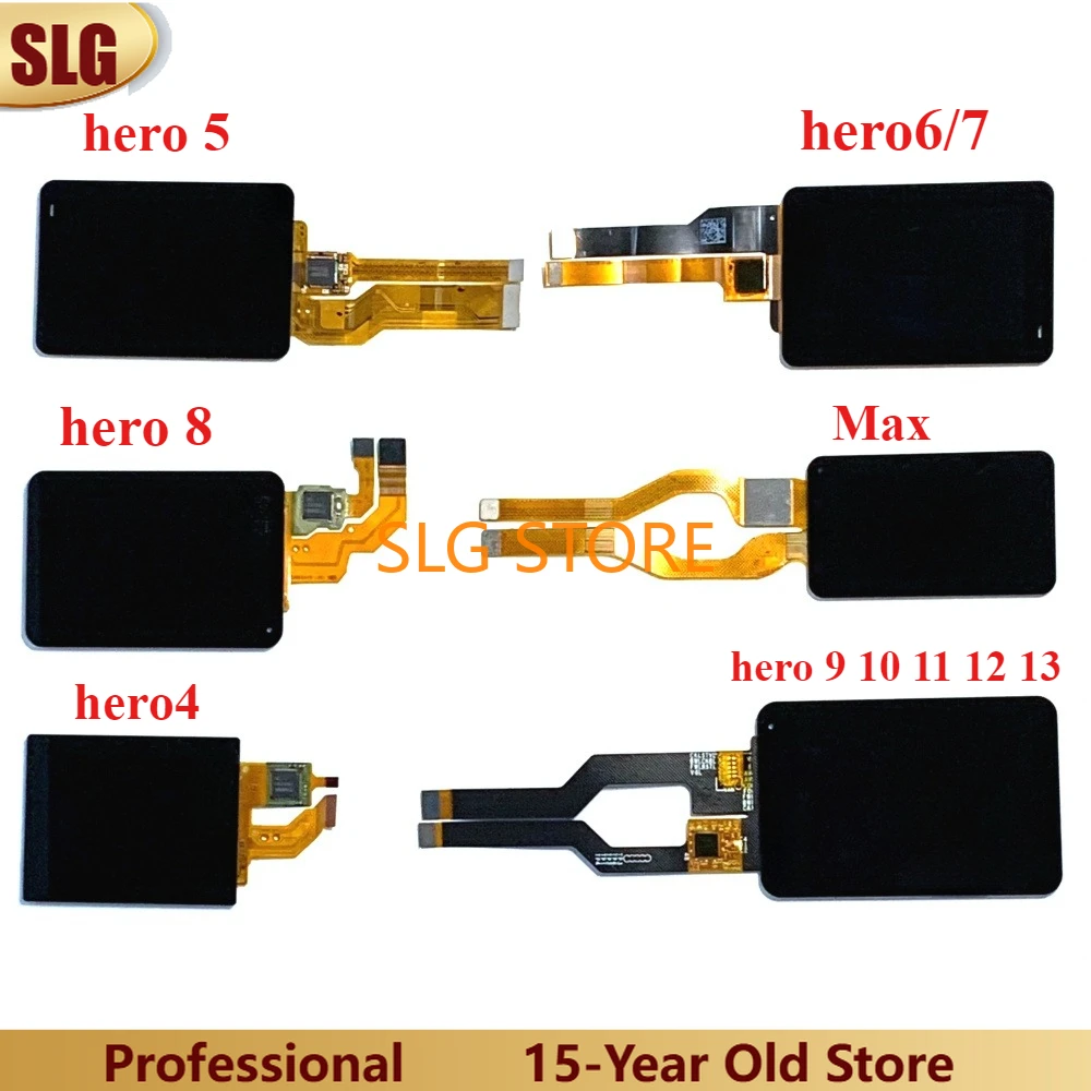 Оригинальный новый большой сенсорный ЖК-экран для Gopro Hero 12 11 10 9 8 7 6 5 4 Hero5 Hero8 Hero9 Hero10 Hero11 Hero12 Часть камеры