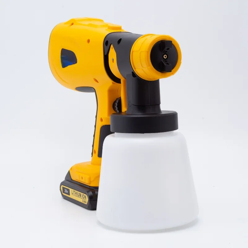 1.0 /1.8/2.5/3.0/MM 4 nozzles Electric Cordless Paint Airless Spray Gun For Dewalt 18v / 20V Battery Brushless Motor(No Battery)