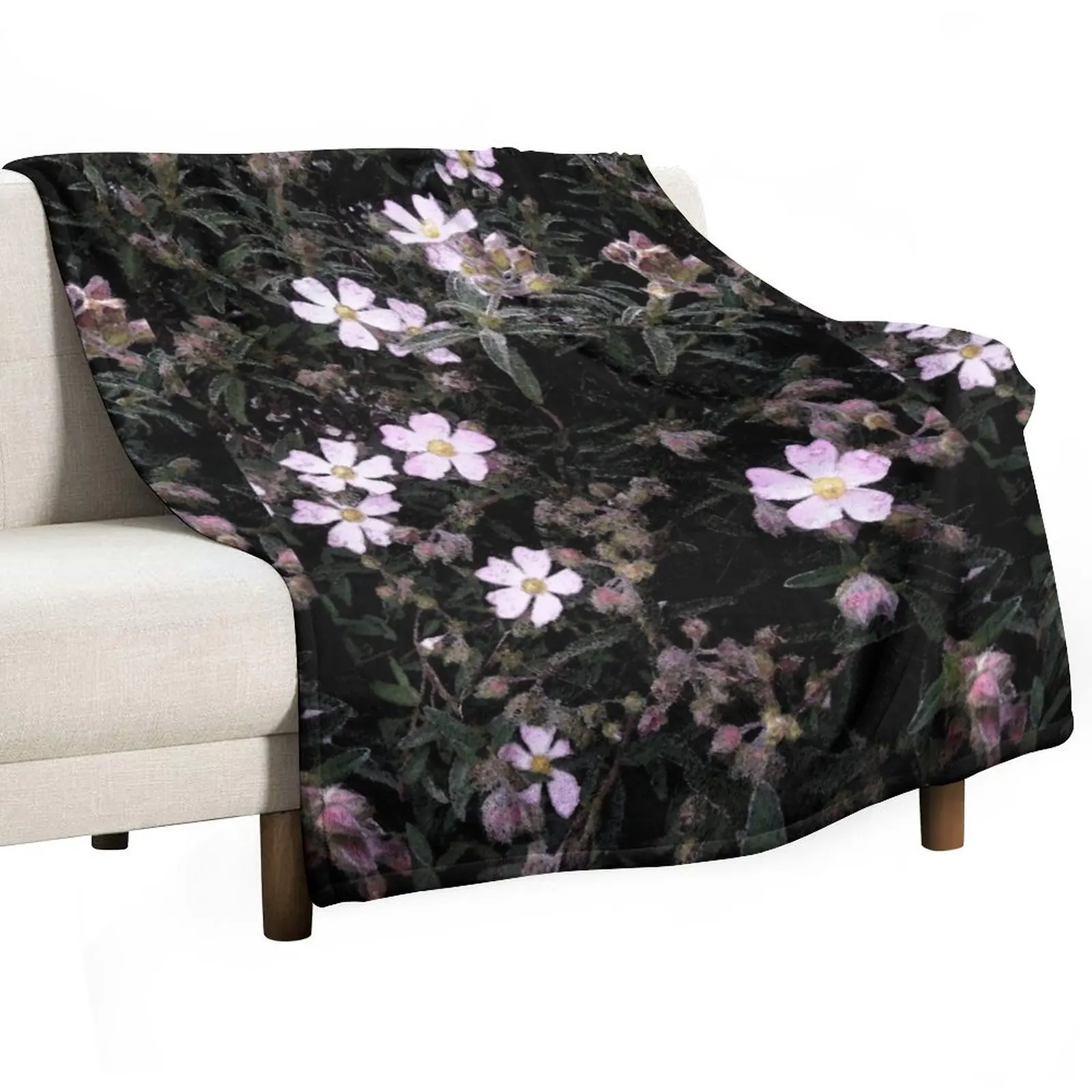 Gothic in the garden Throw Blanket Tourist Thins Blankets