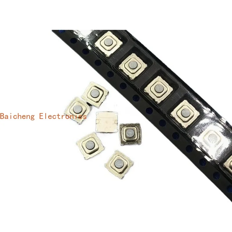 

100PCS Internal patch 4-pin light touch 4 * 4/5 * 5 * 1.5 foot wrapped button, waterproof dust switch