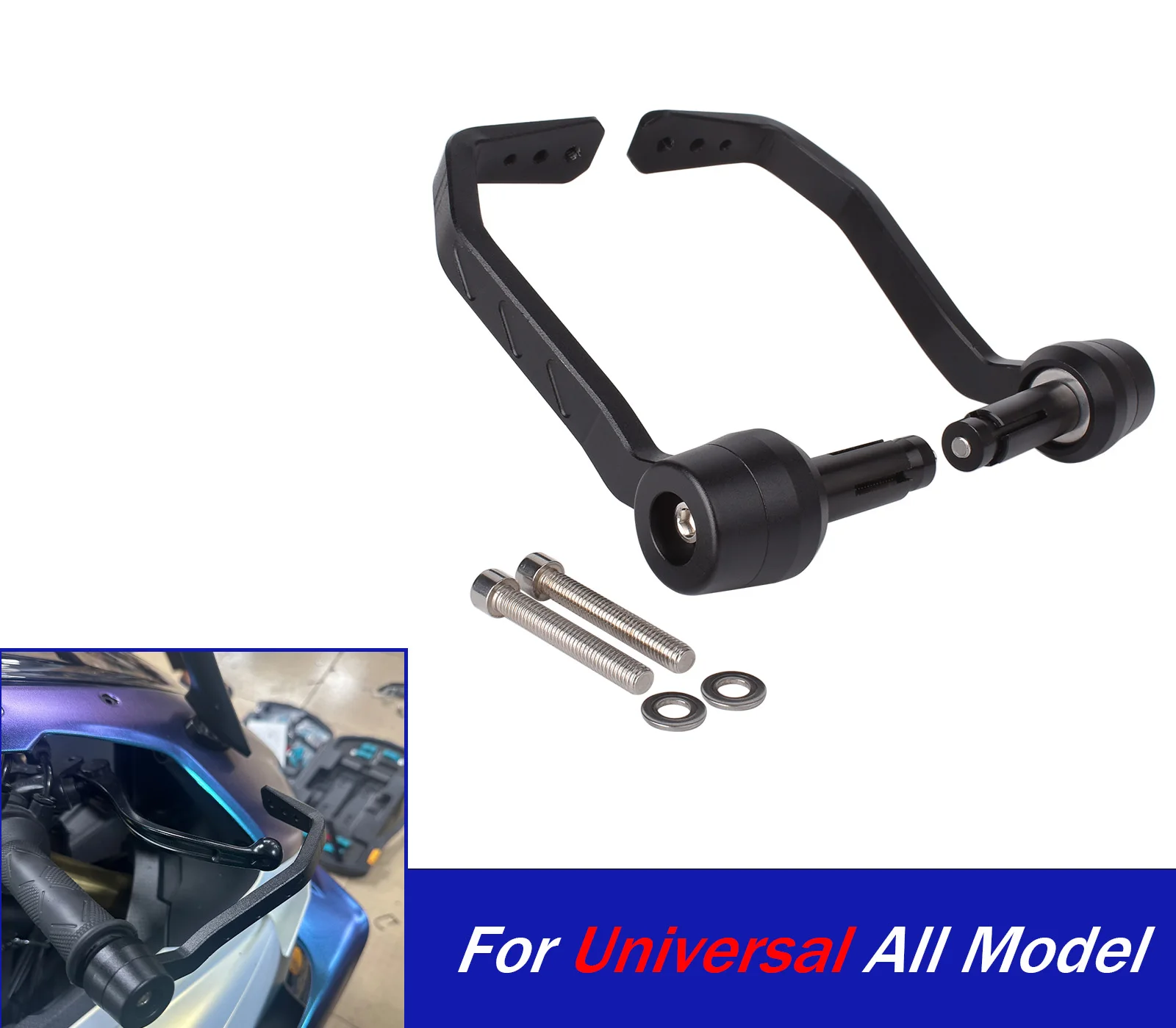 Para motocicleta Universal manillar freno palanca de embrague Protector de manos Motor MT09 MT07 MT03 MT25 R7R3 CNCAccessories