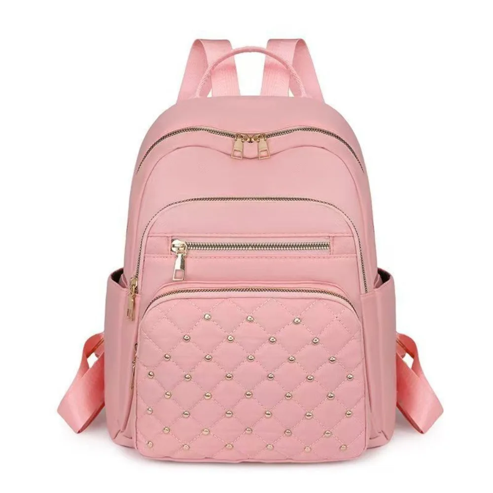 

Casual Classic Vintage Backpack Elegant Multiple Pockets Travel Bag Adjustable Straps School Bag Travel Use