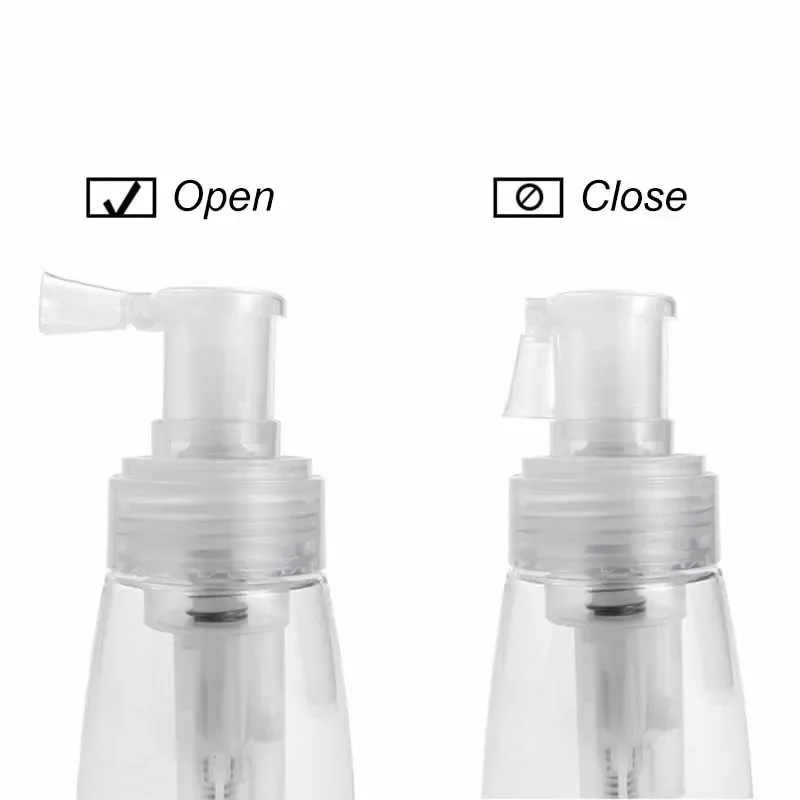 180ml Powder Atomizer Bottle Travel Portable Spray Bottles Cosmetic Container Talcum Powder Bottle Dispenser Hairdressing Tool