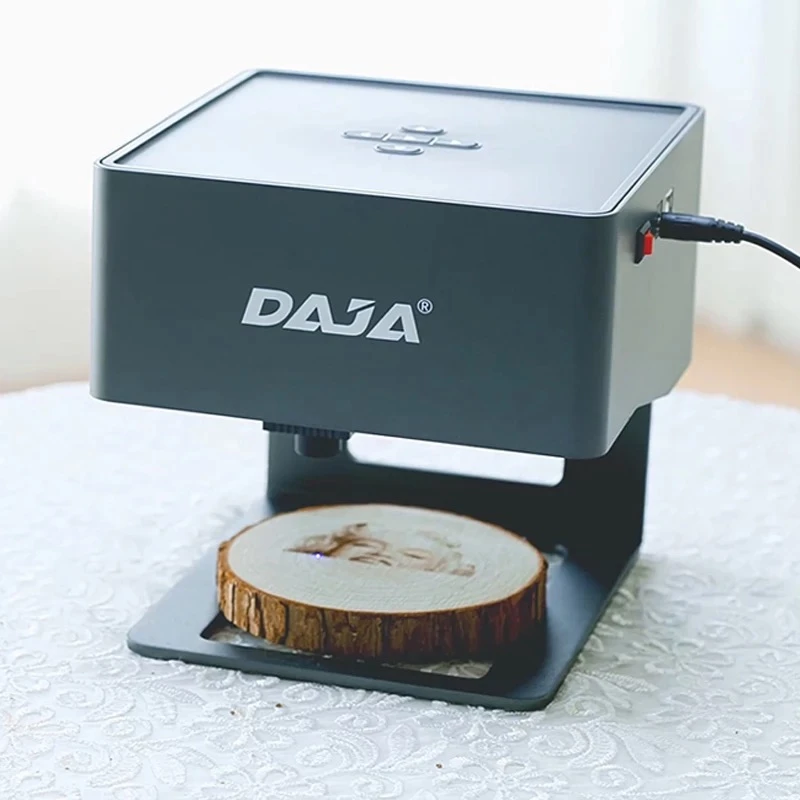 DAJA DJ6  Mini Portable Bank Lazer Printer For Engraver Wood 3W La ser Power Engraving metal-credit-card-machine